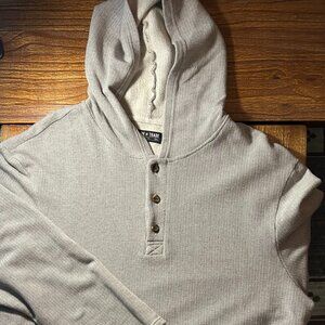 Line of Trade Waffle Knit Henley Shirt XL –  Beige, Huckberry Standard